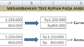 Cara Menambahkan Rupiah ( Rp. ) Kedalam Angka Pada Microsoft Excel